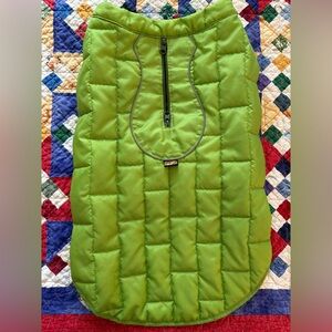 Kurgo Green Quilted Dog Jacket